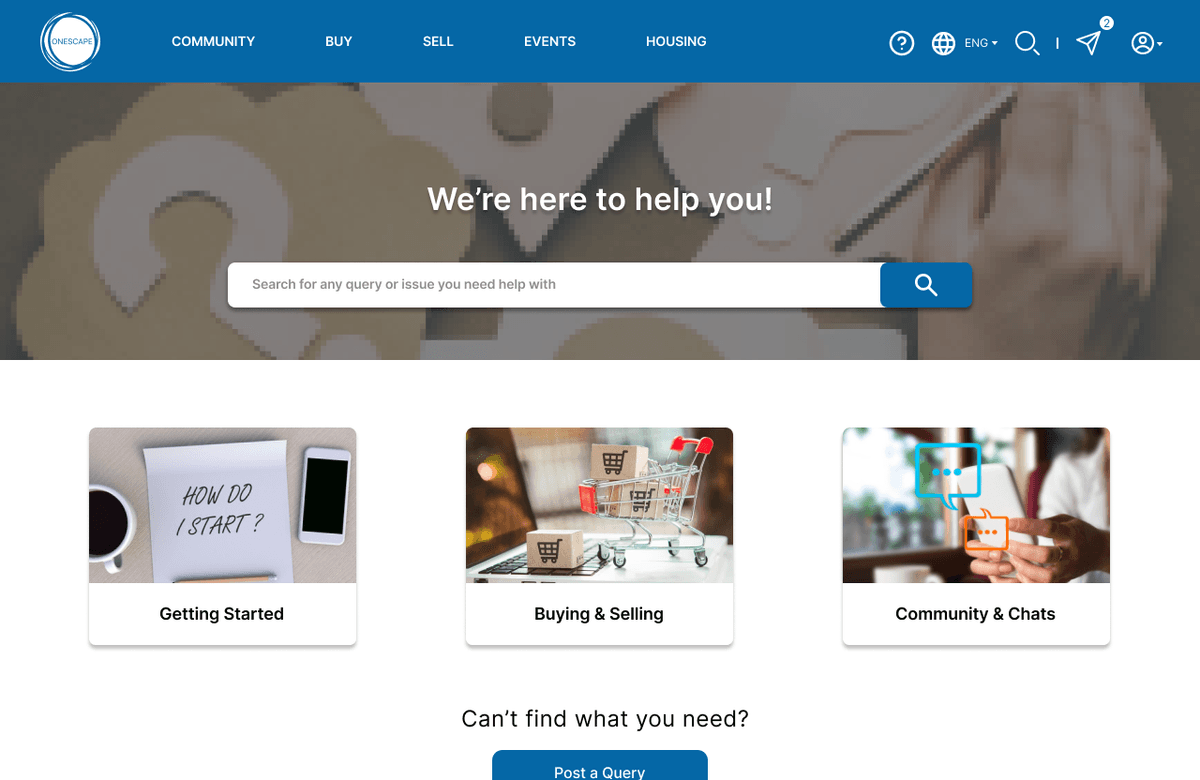 /casestudy/onescape/screens/Help Center Main.png