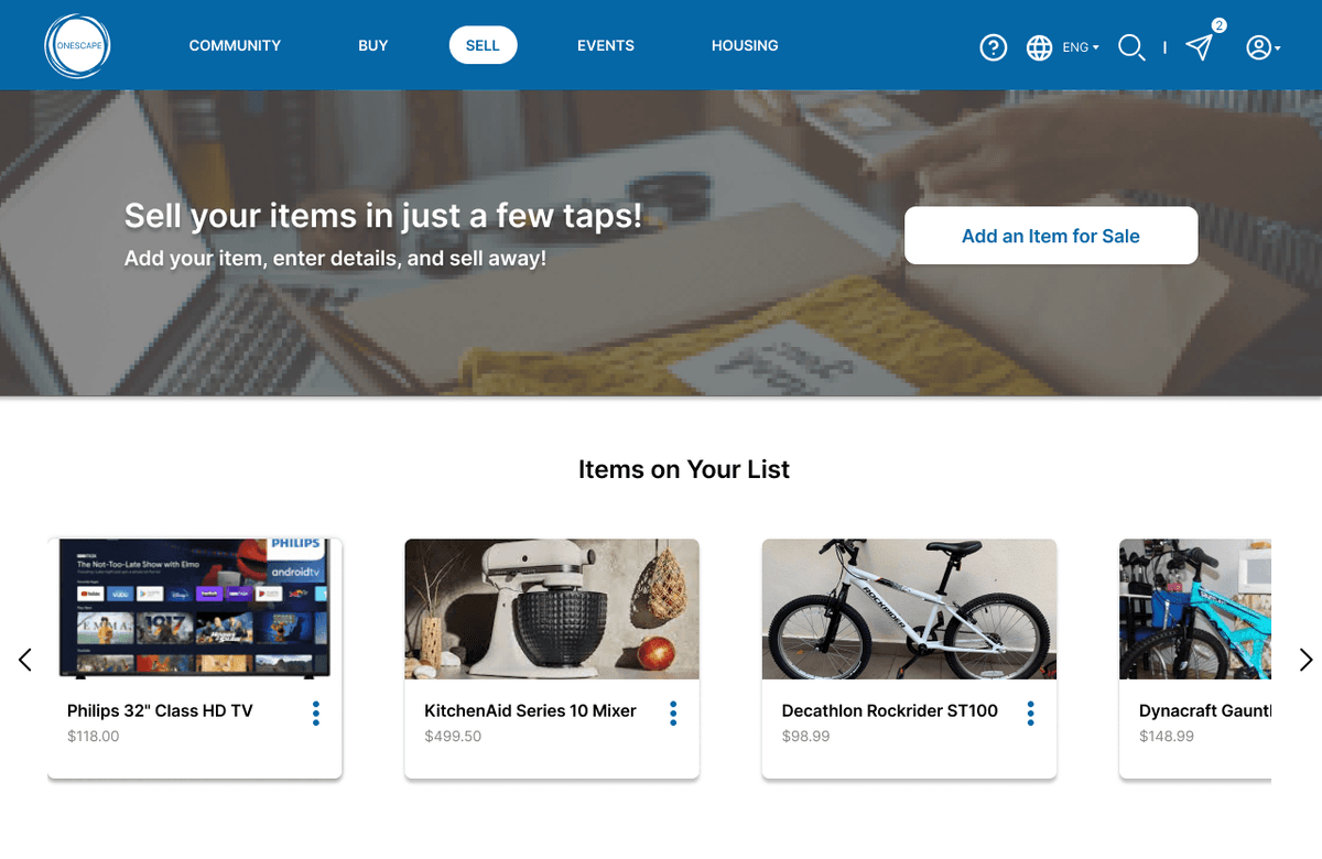 /casestudy/onescape/screens/Sell Page Main.png