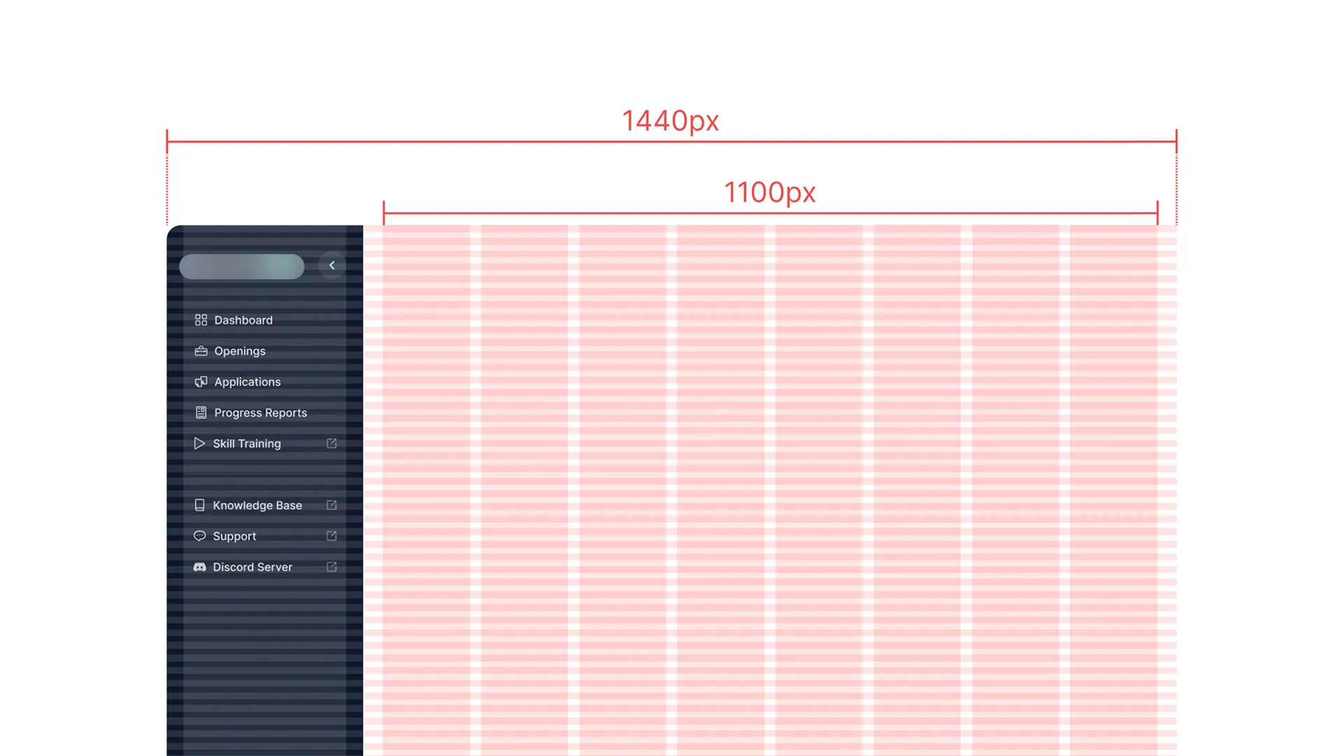 Layout grid prioritization example