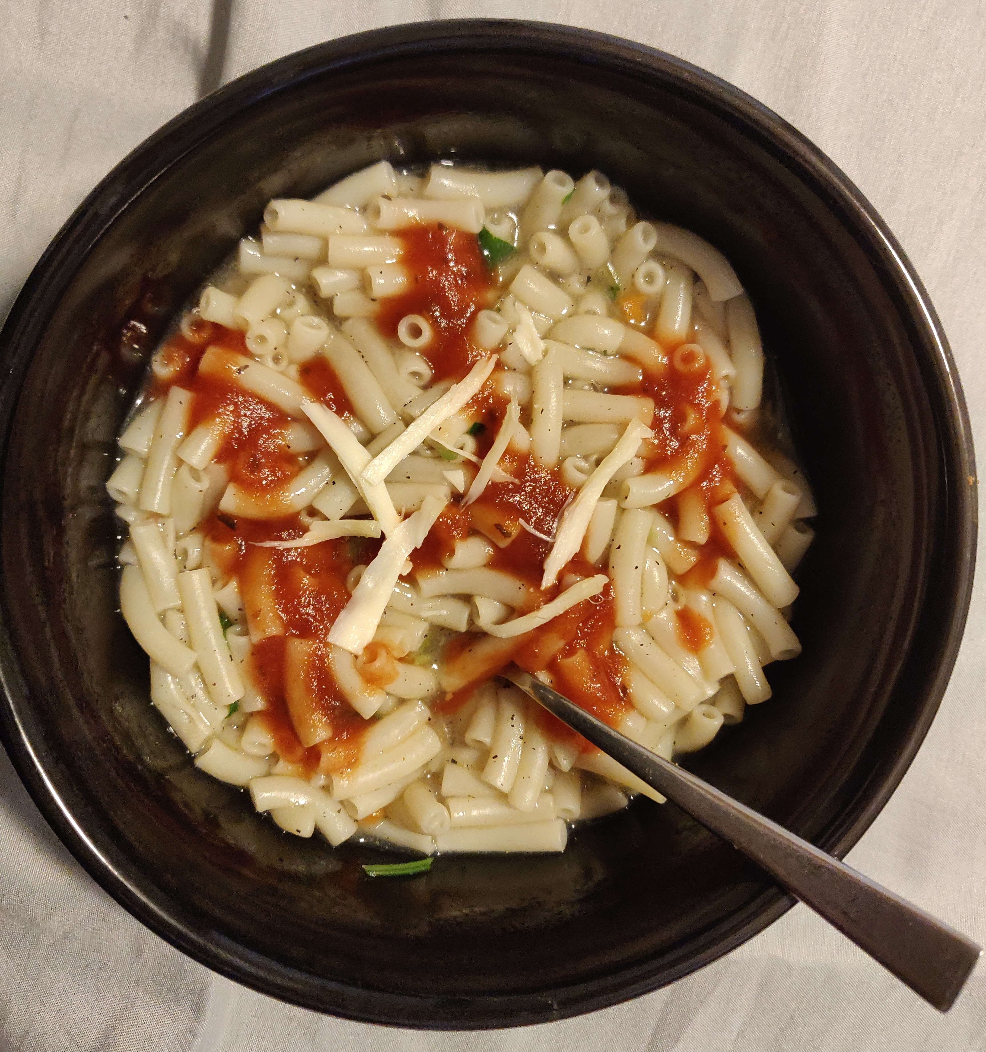 Cheese pasta image.