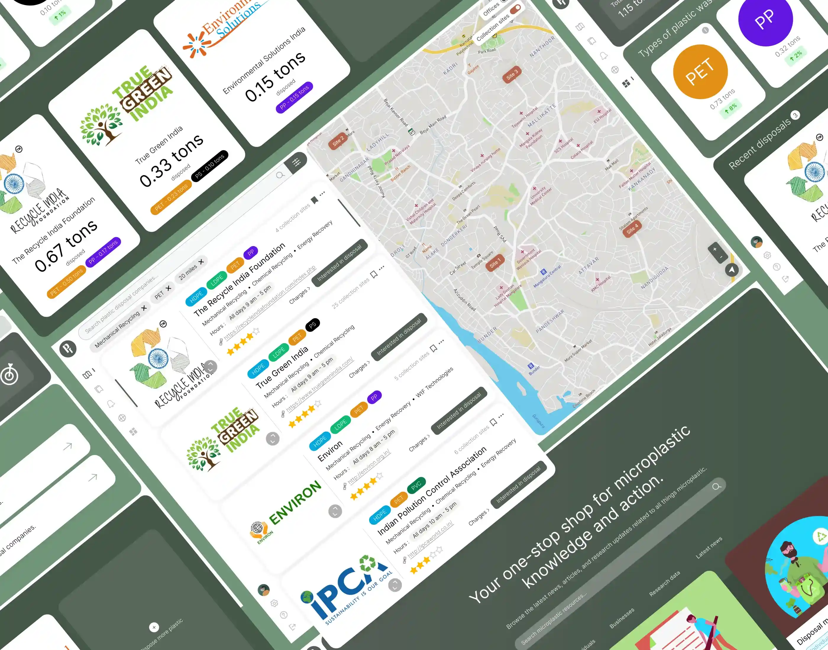 PlastReach - Plastic Pollution Control Web App Design